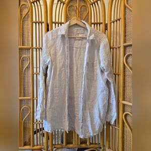 Sigrid Olsen Natural Linen Top